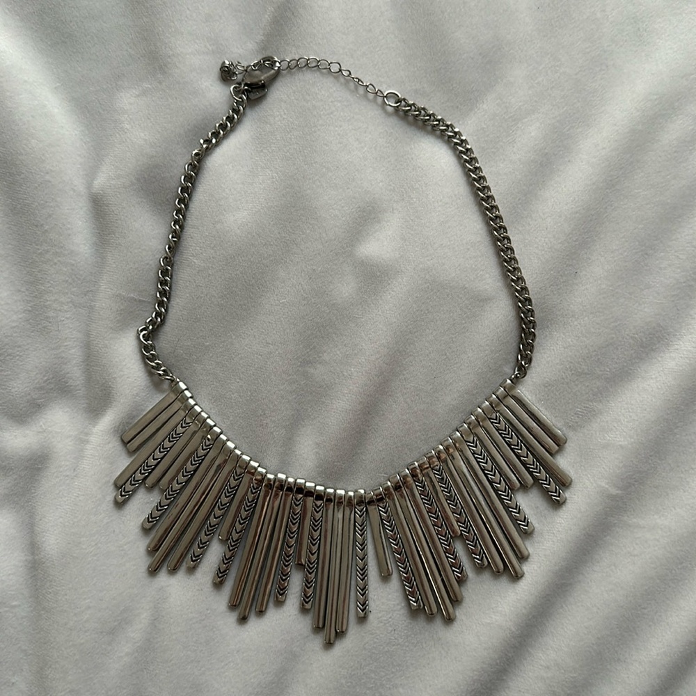 Silver Park Lane statement necklace